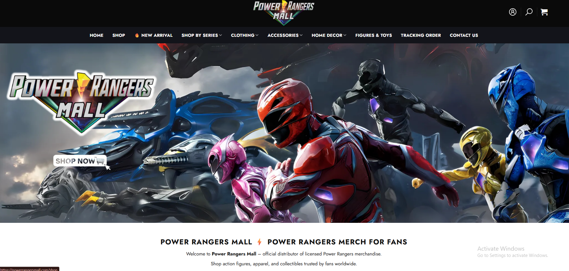 What You Can Find at Power Rangers Mall?